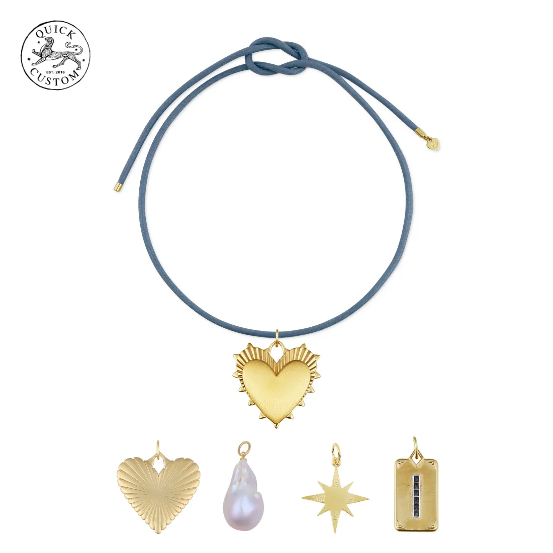 Slate Blue Necklace Cord sold by HART