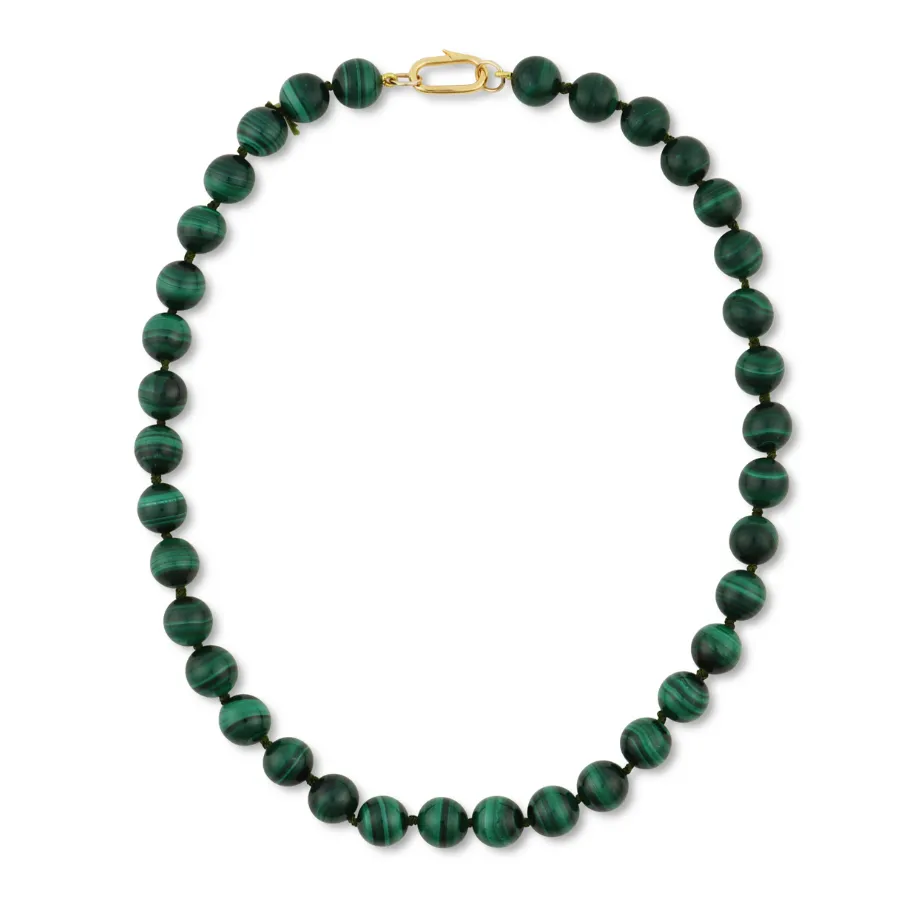 Malachite Knotted Gemstone Necklace sold by HART
