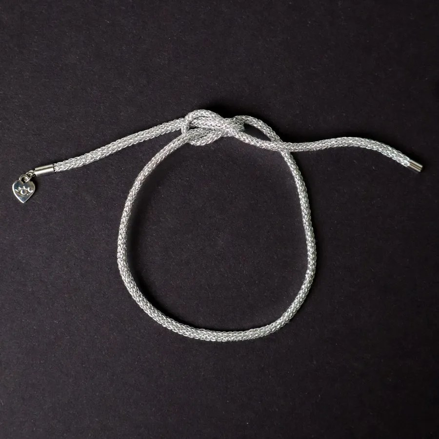 Silver Lurex Bracelet Cord sold by HART product image thumbnail 2
