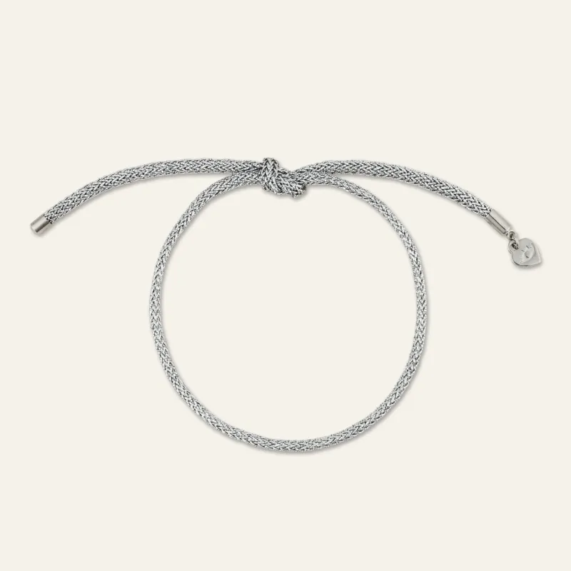 Silver Lurex Bracelet Cord sold by HART