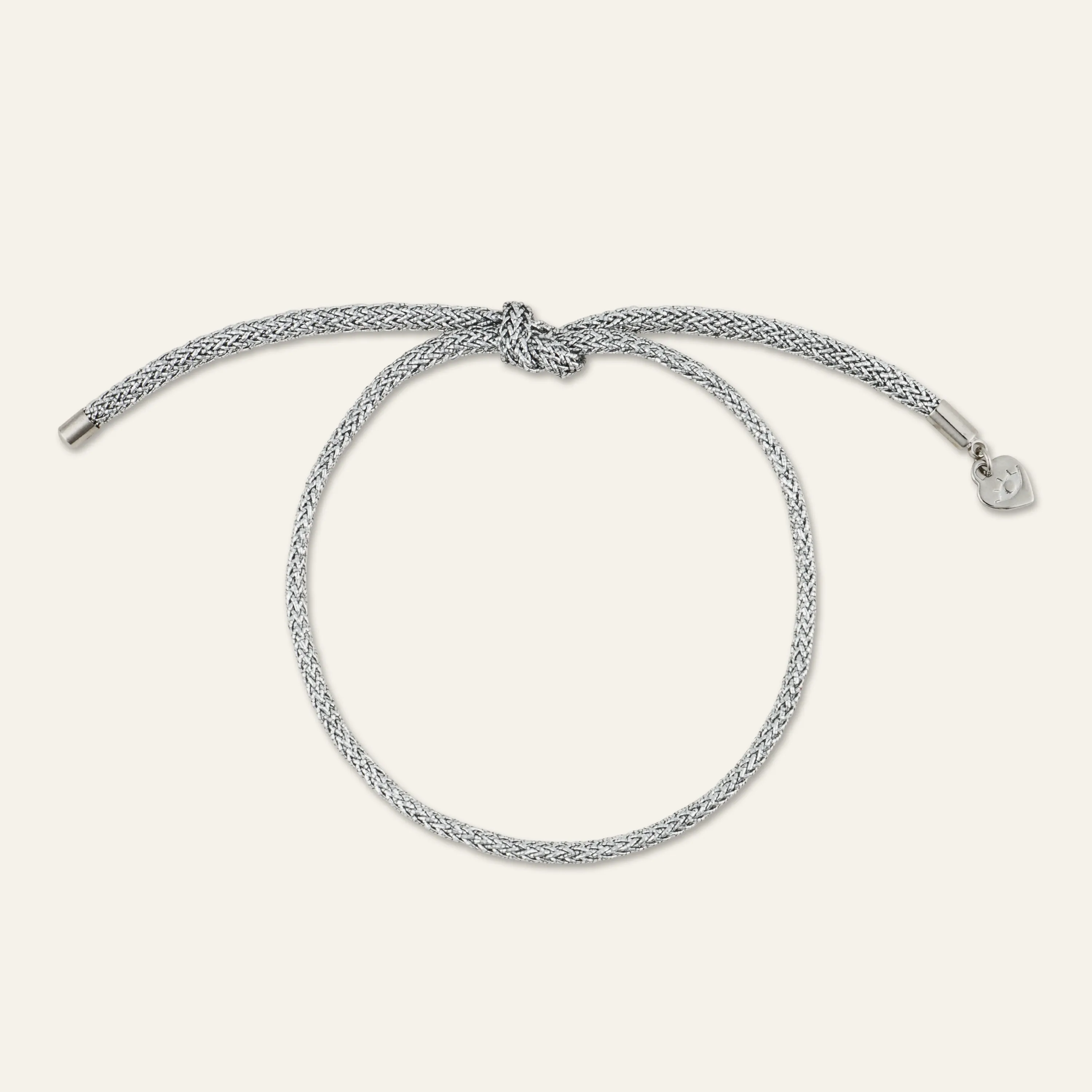 Silver Lurex Bracelet Cord sold by HART