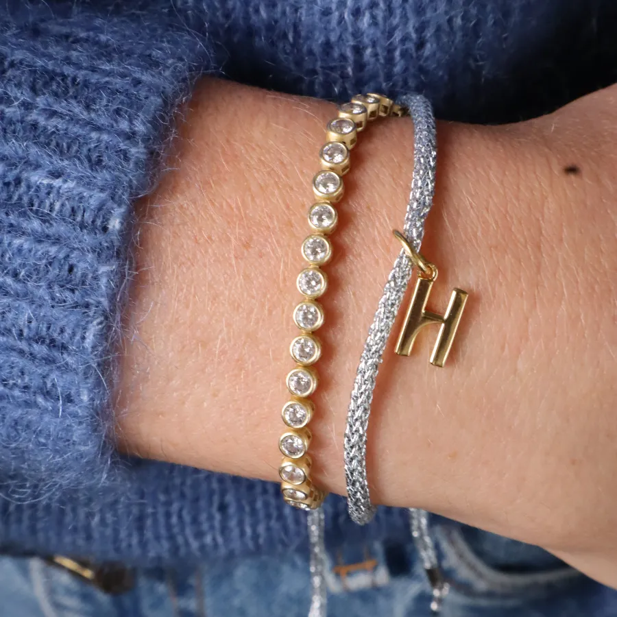 Silver Lurex Bracelet Cord sold by HART product image thumbnail 4