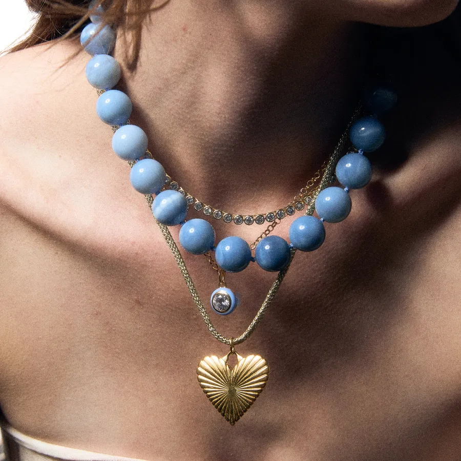 Blue Enamel Bezel Charm sold by HART product image thumbnail 5