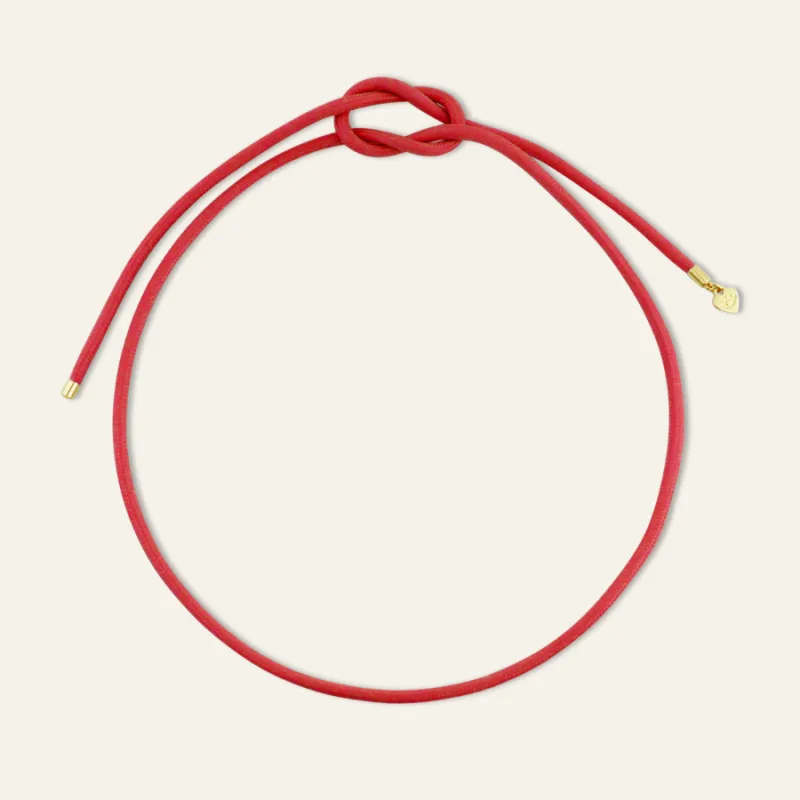 Coral Red Necklace Cord sold by HART