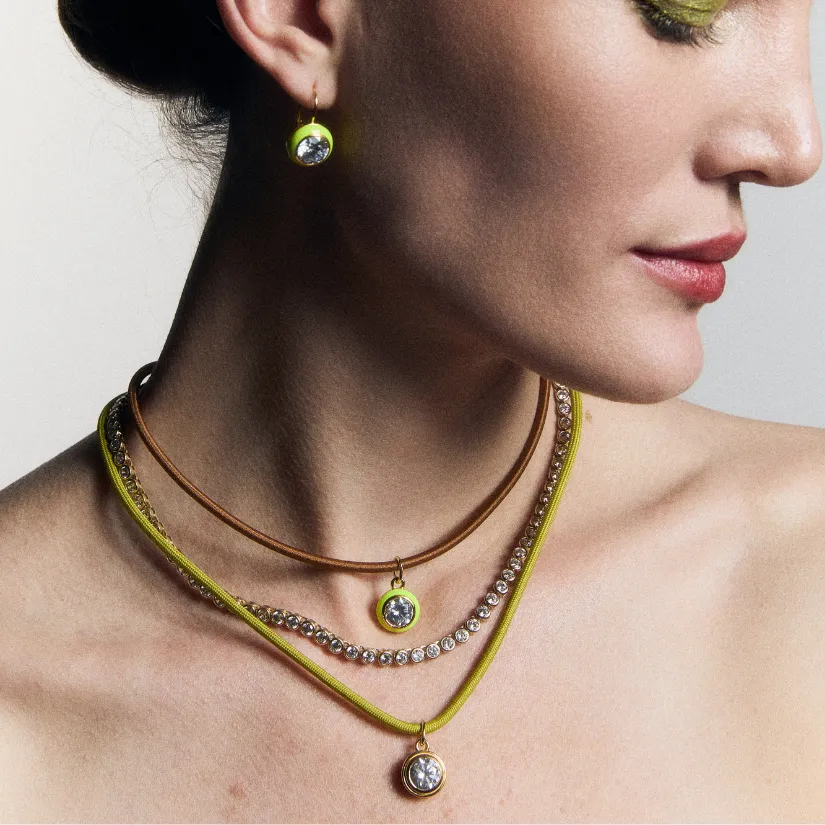 Peridot Green Necklace Cord sold by HART product image thumbnail 5