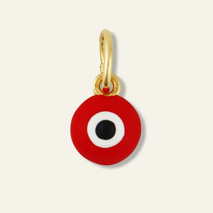 Mini Red Enamel Evil Eye Charm sold by HART