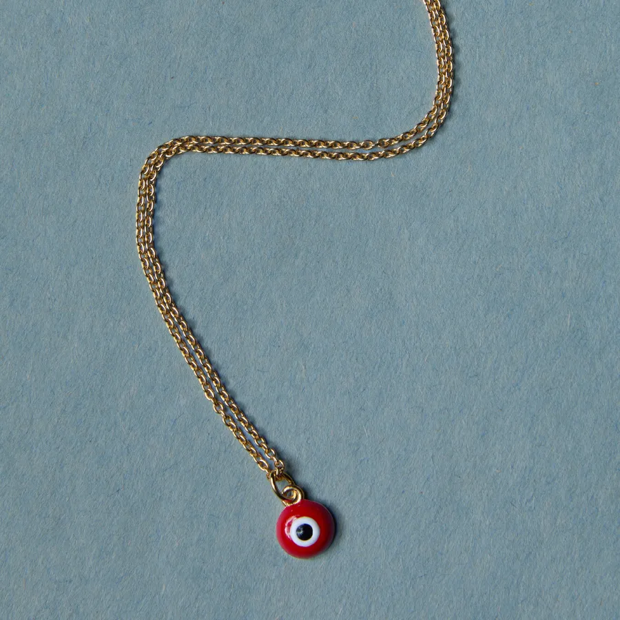 Mini Red Enamel Evil Eye Charm sold by HART product image thumbnail 3