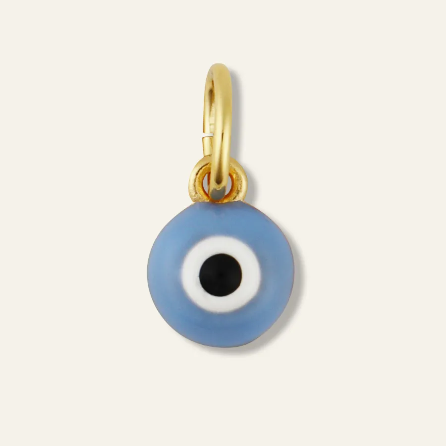 Mini Blue Enamel Evil Eye Charm sold by HART