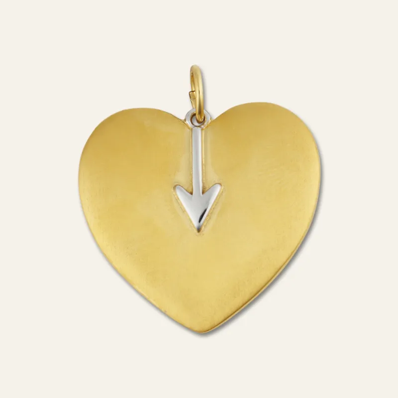 Arrow Heart Charm made by HART