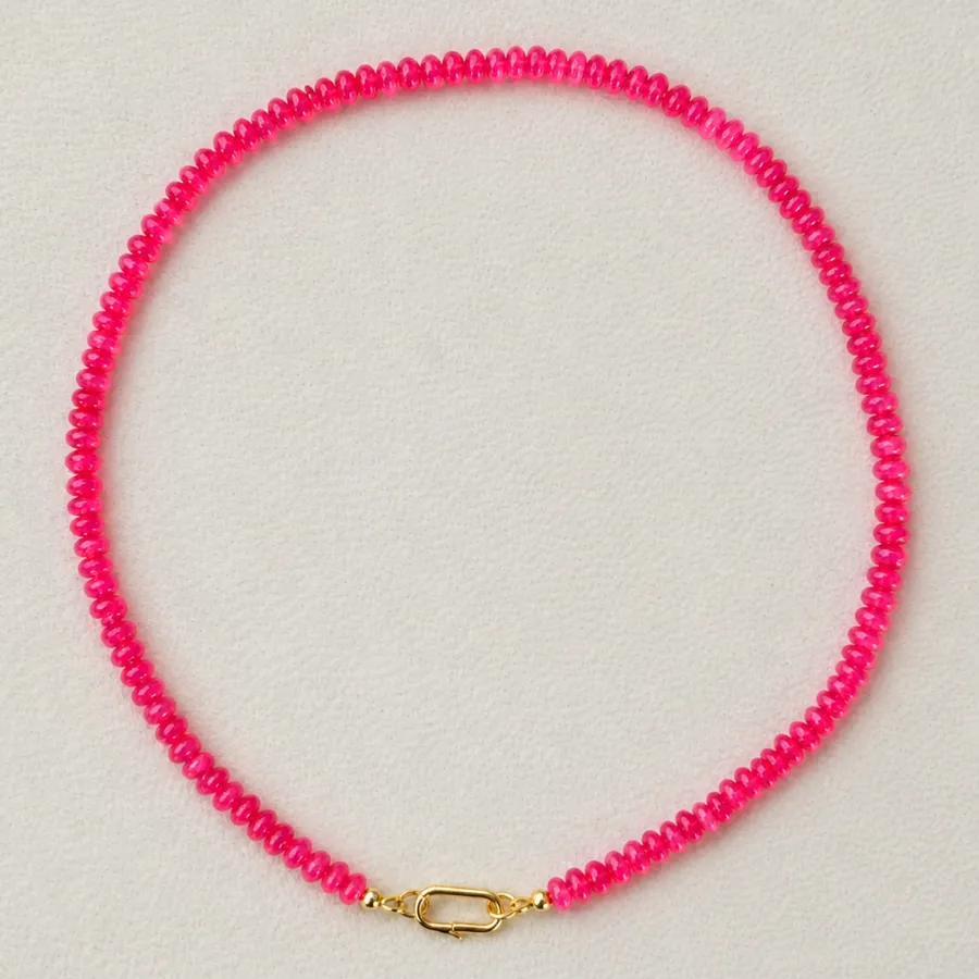 Pink Ethiopian Opal Gemstone Necklace sold by HART product image thumbnail 2