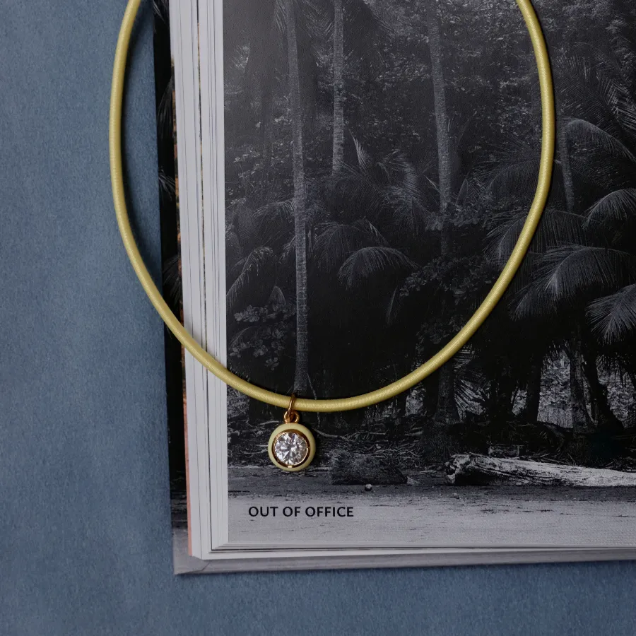 Kennedy Crichlow x HART Yellow Bezel Charm sold by HART product image thumbnail 4