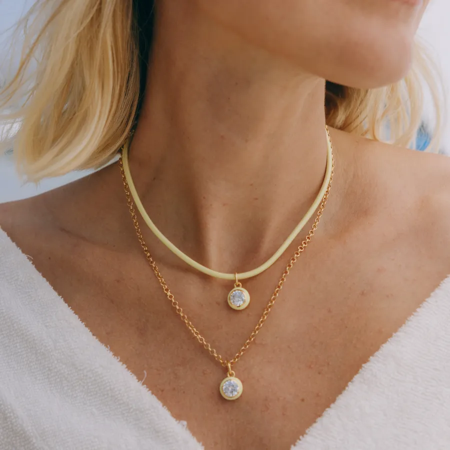 Kennedy Crichlow x HART Yellow Bezel Charm sold by HART product image thumbnail 3
