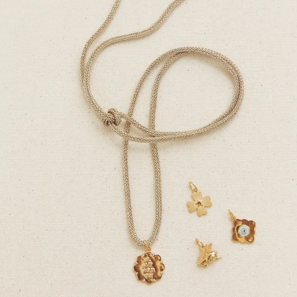 The Starter Cluster Lurex Cord Necklace sold by HART product image thumbnail 2