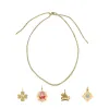 The Starter Cluster Lurex Cord Necklace sold by HART