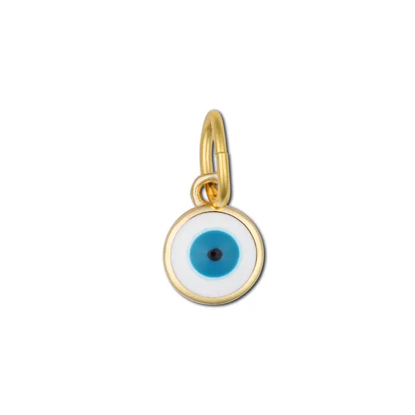 White Enamel Evil Eye Charm sold by HART product image thumbnail 4