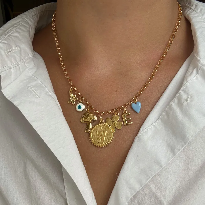 Mini Blue Enamel Heart Charm sold by HART product image thumbnail 2