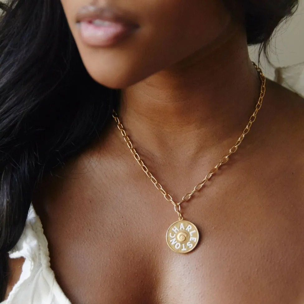 Charleston Enamel Charm Necklace sold by HART product image thumbnail 2