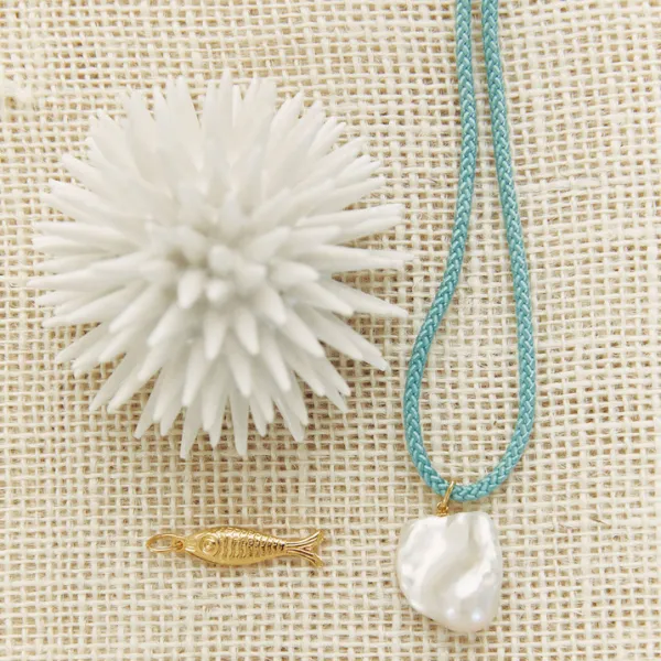 Aqua Cord with Baroque Pearl sold by HART product image thumbnail 4