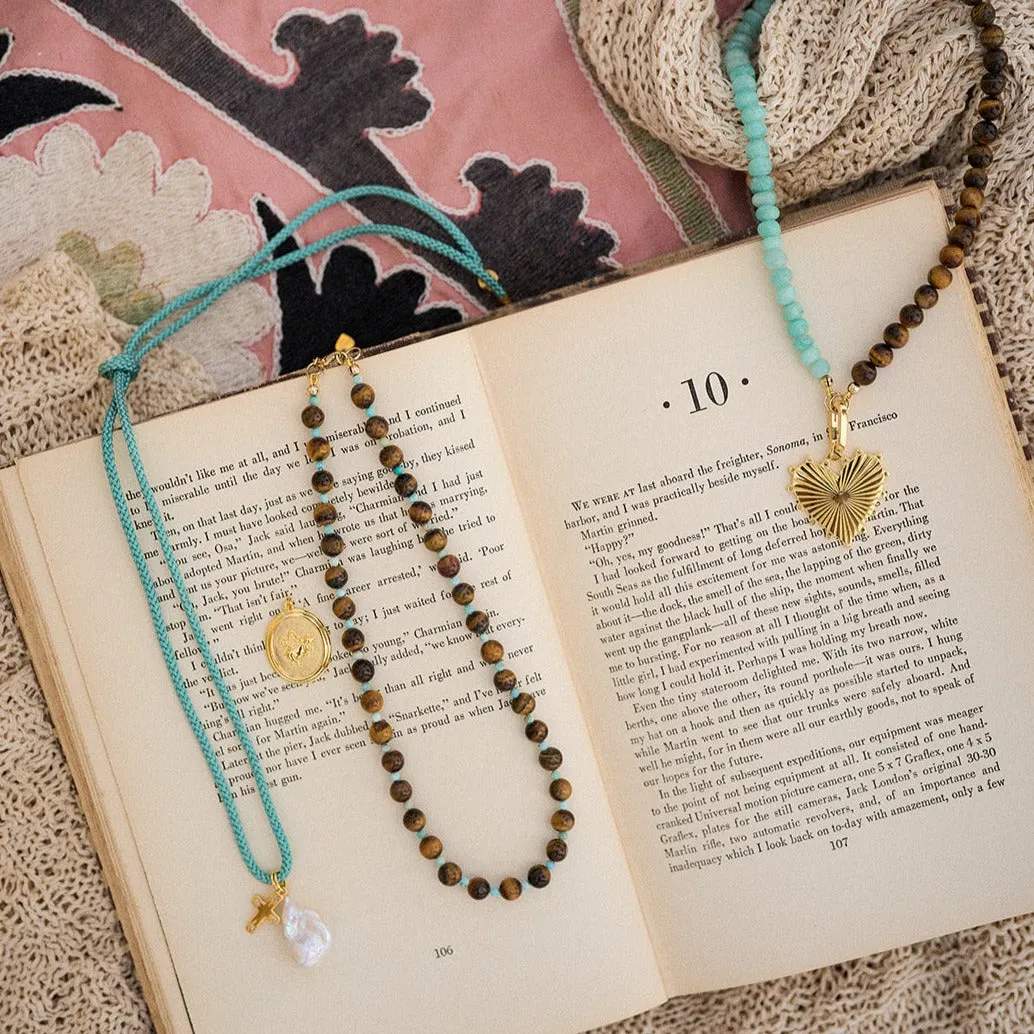 Aqua Cord with Baroque Pearl sold by HART product image thumbnail 3