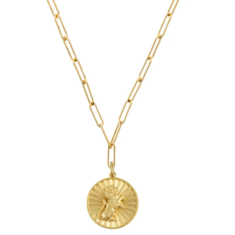 Strength Lion Coin Necklace sold by HART