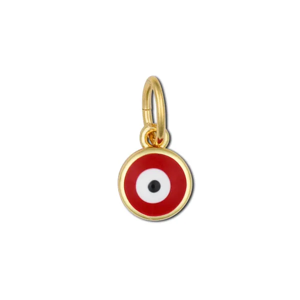 Red Enamel Evil Eye Charm sold by HART