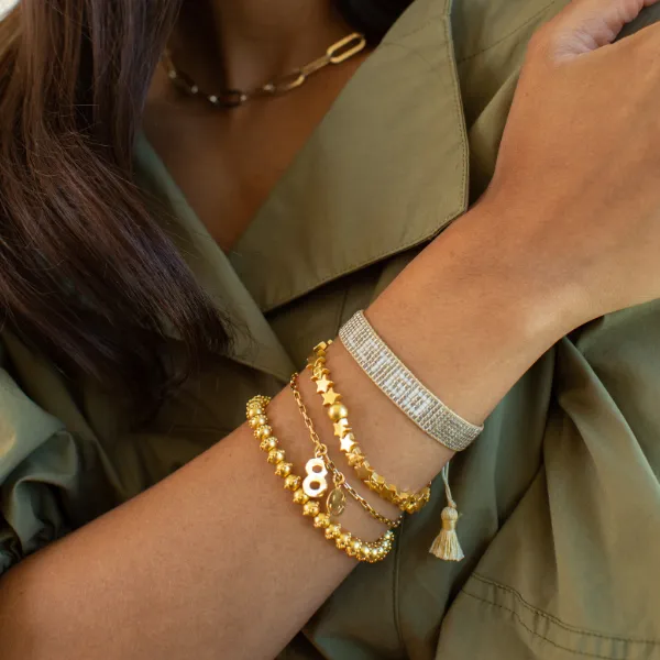 Metallic Let Go Beaded Bracelet sold by HART product image thumbnail 3