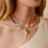 Pastel Rainbow Gemstone Necklace sold by HART