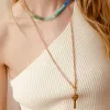 Pastel Rainbow Gemstone Necklace sold by HART