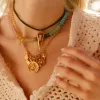 Pastel Rainbow Gemstone Necklace sold by HART