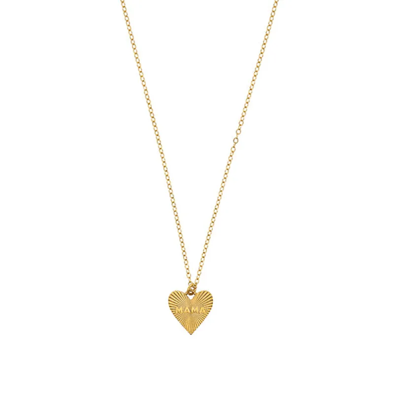 Dainty Heart MAMA Necklace sold by HART