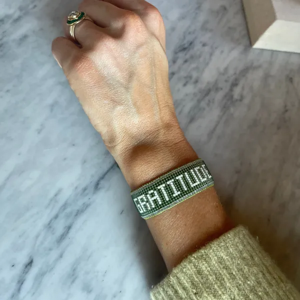 Gratitude Sage Beaded Bracelet sold by HART product image thumbnail 3