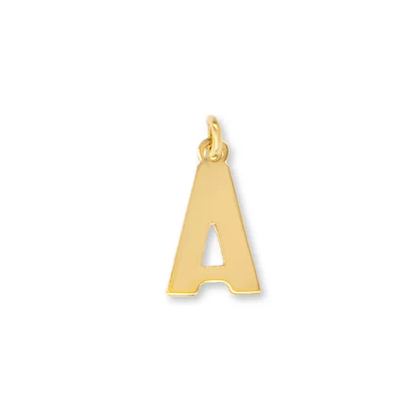Flat Letter A Charm sold by HART