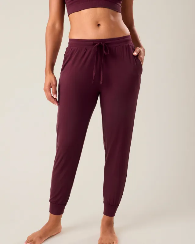 Ultralight Sleep & Lounge Jogger | Deep Burgundy sold by Storq