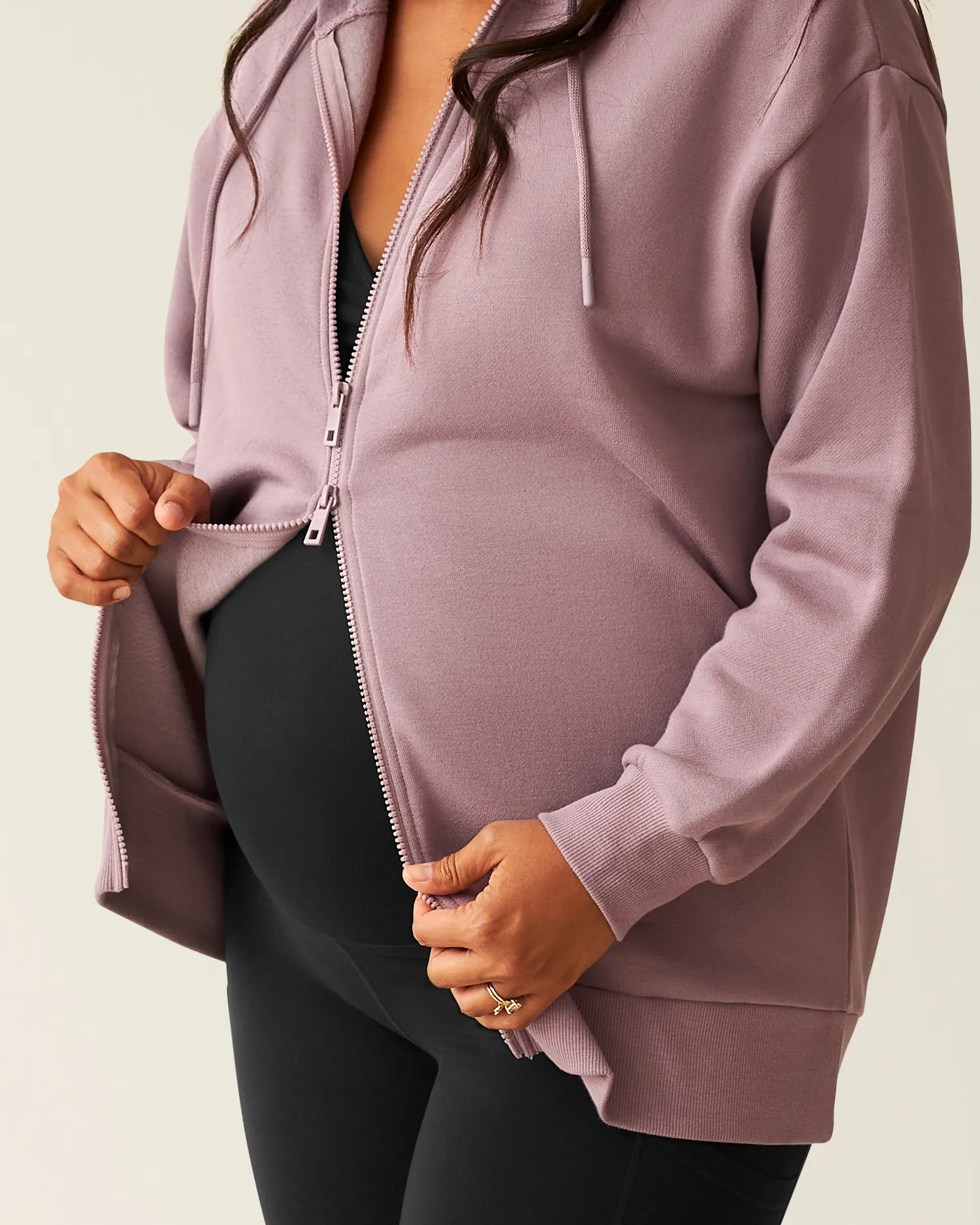 Cloud Fleece Oversized Hoodie | Dusty Mauve sold by Storq product image thumbnail 2