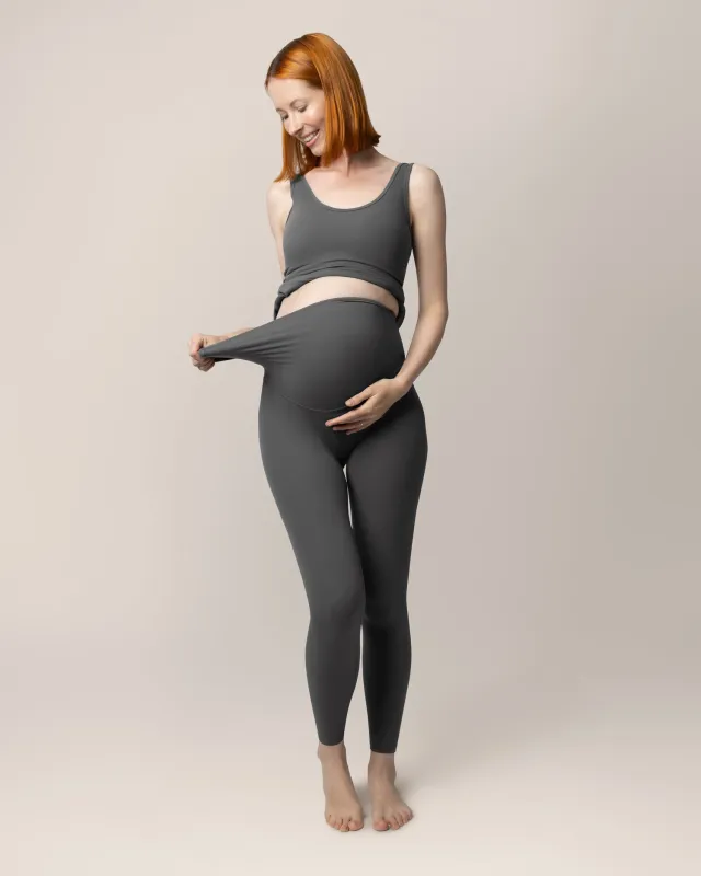 Grow with Me™ Maternity & Postpartum Legging | Stormy Grey sold by Storq