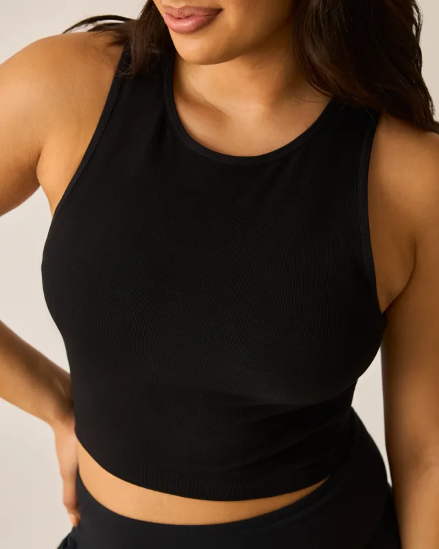 Sublime® Bamboo Hands-Free Pumping Longline Bra Top | Black made by Kindred Bravely