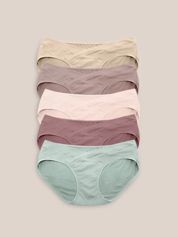Under-the-Bump Bikini Underwear Pack | Low Rise Style - Assorted made by Kindred Bravely
