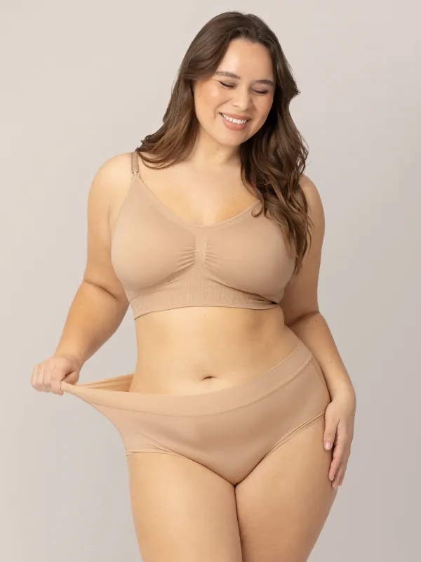Grow with Me™ Maternity & Postpartum Brief | Beige made by Kindred Bravely