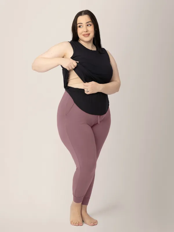 Bamboo Maternity & Nursing Tank | Black made by Kindred Bravely