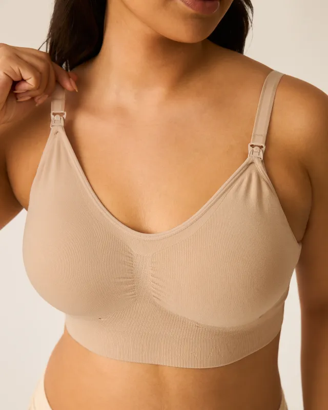 Simply Sublime® Nursing Bra | Beige made by Kindred Bravely