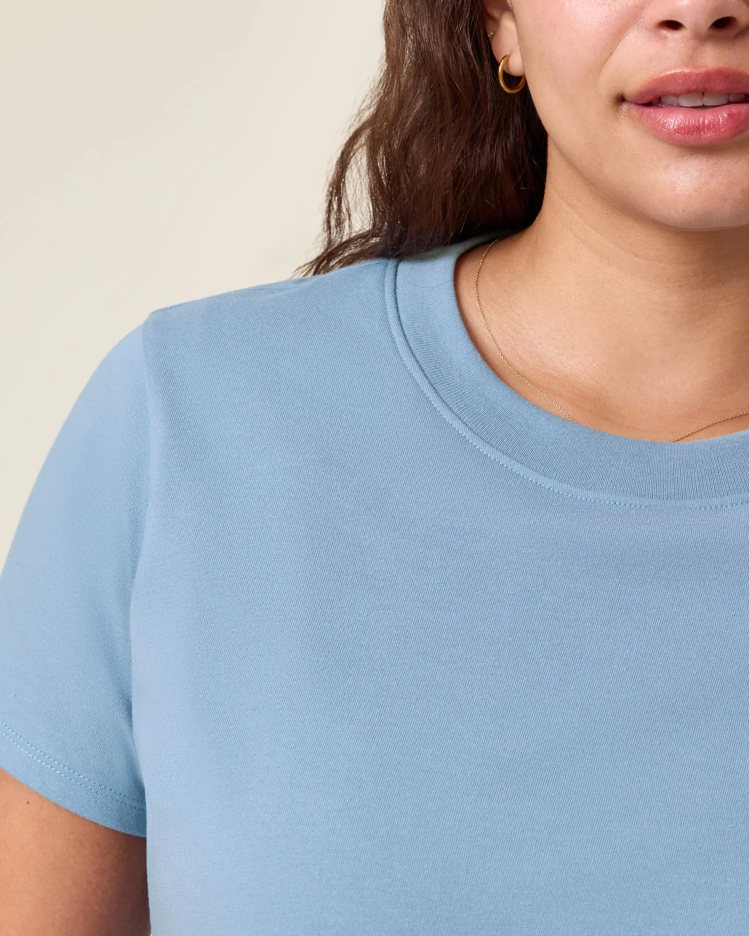 Classic Cotton Nursing T-shirt | Vintage Blue sold by Storq product image thumbnail 3