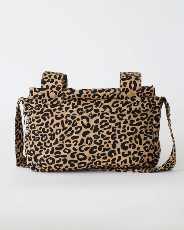 Stroller Party™ Caddy Bag | Leopard made by Kindred Bravely