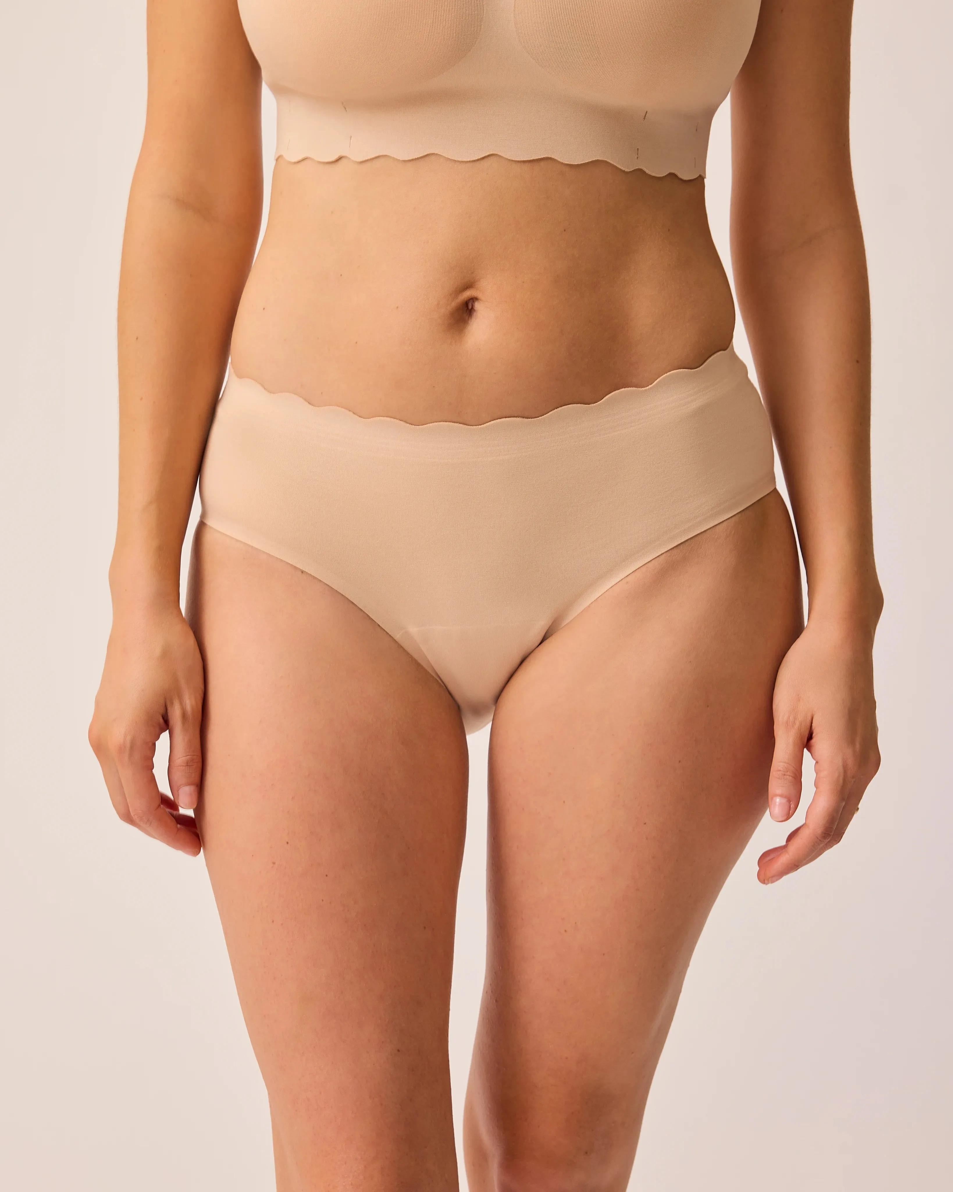 BareBond™ Cotton Maternity & Postpartum Hipster | Sand sold by Storq