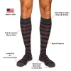 Merino Wool Over the Calf Patterned Dress Socks - 6 Pair Gift Box sold by Boardroom Socks