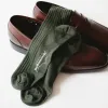 Olive Cotton Mid Calf Dress Socks sold by Boardroom Socks