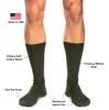 Olive Cotton Mid Calf Dress Socks sold by Boardroom Socks