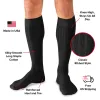 Black Cotton Over the Calf Dress Socks sold by Boardroom Socks