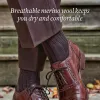 Brown Merino Wool Over the Calf Dress Socks sold by Boardroom Socks