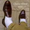White Cotton Over the Calf Dress Socks sold by Boardroom Socks