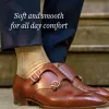 Khaki Cotton Mid Calf Dress Socks sold by Boardroom Socks